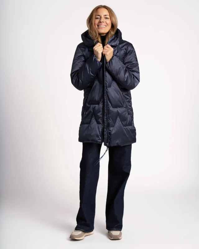 WEGA Green Goose Lange Steppjacke CAMILOUA